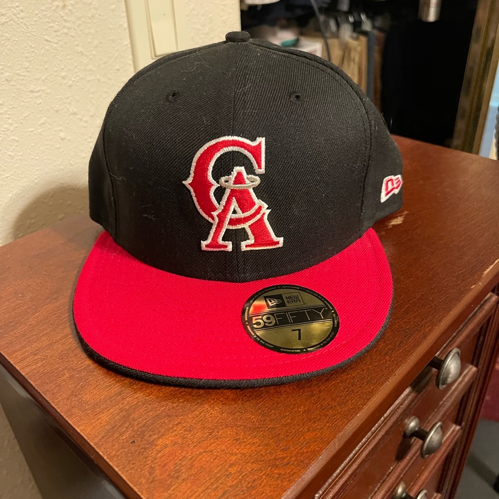 Old school California Angels hat size 7. NWOT